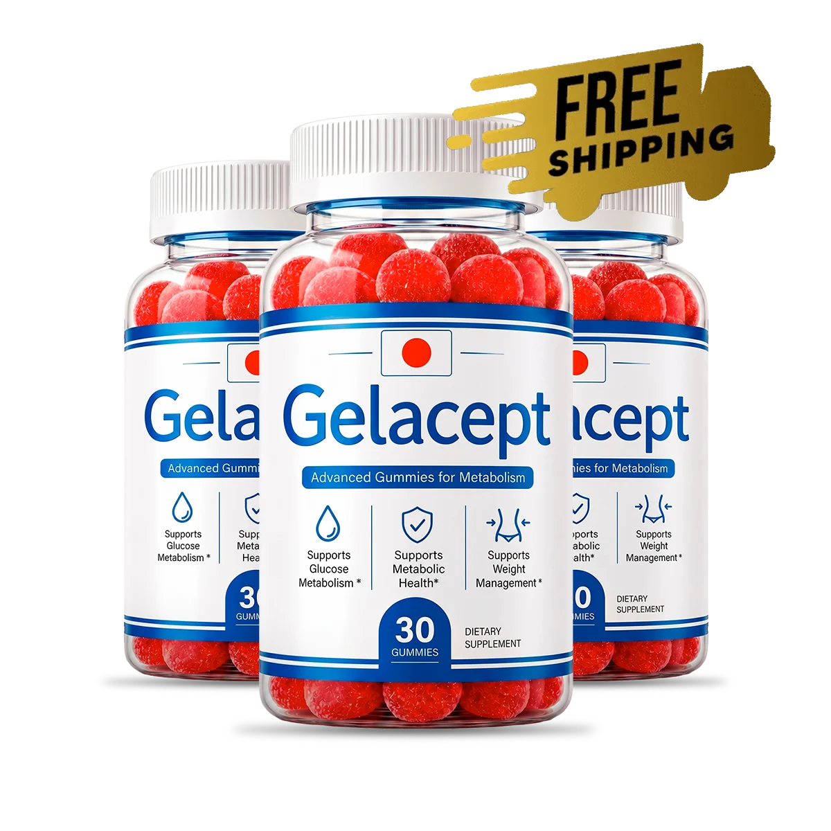 Gelacept Advanced Blood Sugar and Metabolic Wellness Supplement Bottle